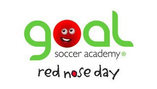 Support red nose day Goal soccer academy red nose day, kids, soccer